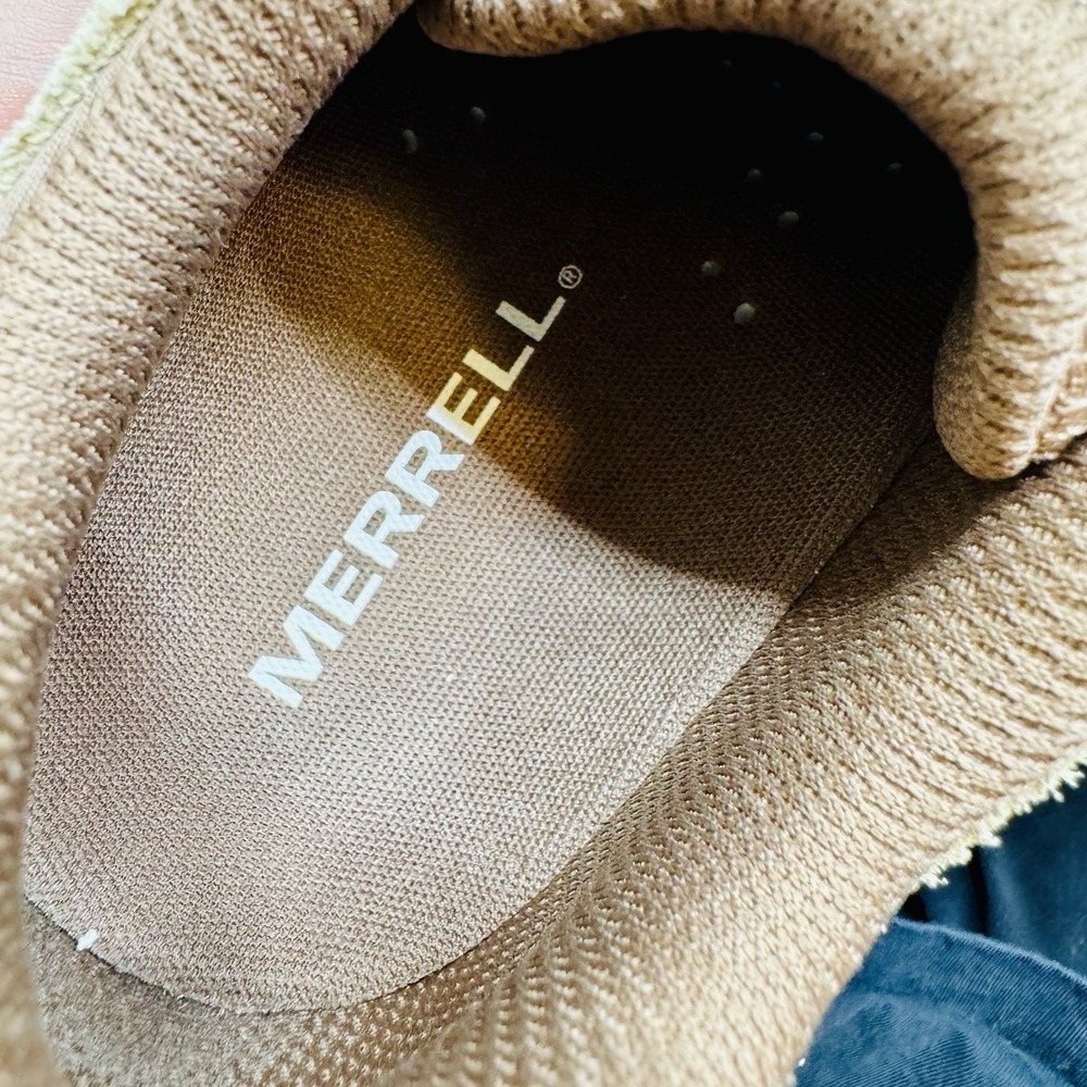 Merrell Speed Strike 2 LTR Hiking Shoes Womens 9 Tan Leather Trail Sample - Picture 8 of 9